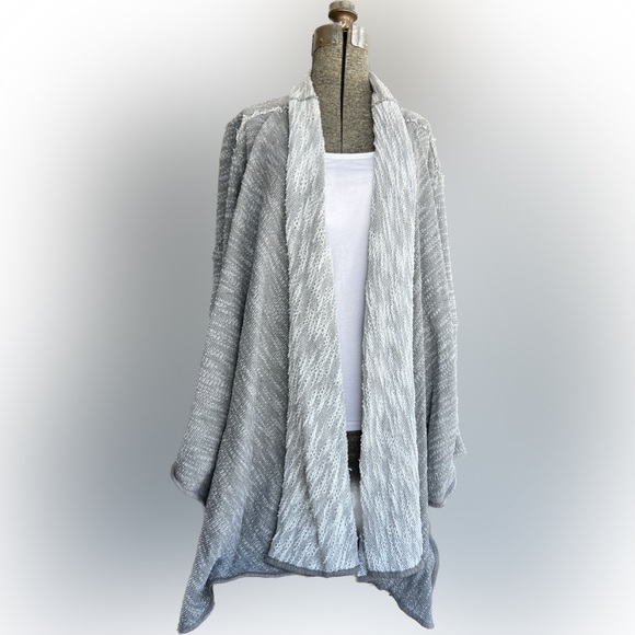 Free People “In the Loop” gray boho cardigan - Picture 8 of 8